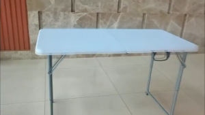 SPEEDS Meja Jualan Lipat Meja Plastik Lipat Meja Piknik Pameran Serbaguna  Persegi Panjang 038-2