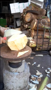Củ Hủ Dừa Tươi 1kg ( Miếng Chẻ ) Không Tẩy Trắng & không Hoá Chất Độc Hại - PHÁT ĐẠT