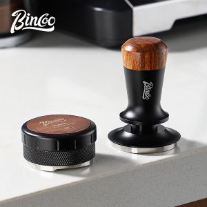 Bincoo Coffee Tamper Hammer Elastic Handle Filling Powder Dispenser (51/58mm)
