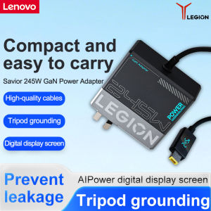 Lenovo Ultra-Fast Charger Portable Laptop Charger Lenovo Legion 245W Gan Power Adapter Universal Computer Charger Type-C C to C Cable Suitable for Legion Phones Tablets Laptops Portable Laptop Adapter