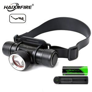 HaixnFire DV42 Diving Headlamp Waterproof Underwater Headlight for Night Diving Outdoor Searchlight for Beachcombing