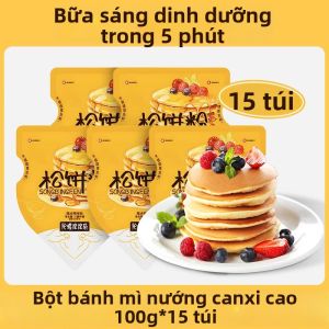 LIANGQINBAODOU | Bột Pha Bánh Pancake Cao Canxi Không Chất Bảo Quản cho Bữa Sáng Trẻ Em
