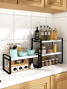 Rak Microwave Rak Oven Rak Meja Stationery Desktop Storage Rak Buku Desktop Rak Dapur Desktop