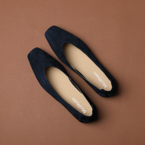 MIOLLIBARN | Soft Soled Grandmother Style Leather Flat Shoes