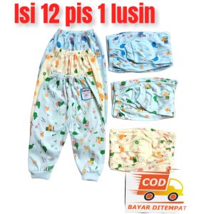 1 lusin celana panjang dobel prin S.M.L.Xl
