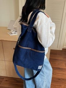 Túi Tote Denim Nhẹ Thoáng Khí Túi Đeo Vai Đơn Túi Đeo Chéo Túi Xách Nữ Túi Xách Công Sở Thường Ngày Dung Tích Lớn