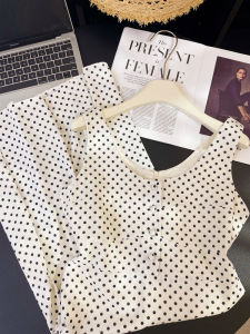 PAIBOLI | Chic Dotted Strap Mini Dress