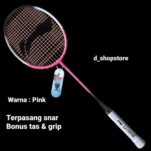 RAKET BADMINTON LINING PAKET KOMPLIT DAN SATUAN