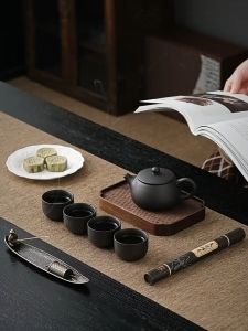 Kitchen Circle Traditional Tea Pot Set With Natural Sandal Wood Incense Stick and Holder Incense Natural Sandal Wood Scent
