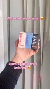 AHA MIMI WHITE/HYALU/LACTO BODY SERUM 30 ML BPOM