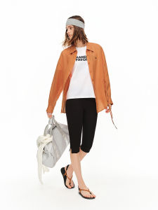 DUSHU | Custom Split Style Breathable Series Drop Shoulder Colorful Linen Shirt