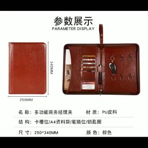 Cặp Da Đựng Tài Liệu A4 FARAMON SALES Cao Cấp Đa Năng - EuroHome