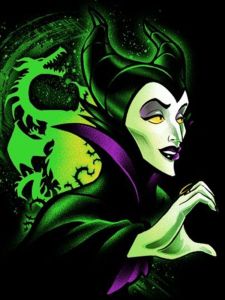 Bộ Tranh Kim Cương 5D DIY Nữ Hoàng Đen Maleficent Phong Cách Gothic Thêu Toàn Bộ Dán Đầy Đủ Phép Thuật & Phù Thủy Trang Trí Nhà Cửa Quà Tặng Trẻ Em