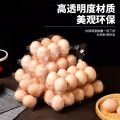 100 Boxes Disposable Transparent Plastic Egg Tray Drop-Resistant Native Egg Storage Box 6 Pieces 8 Pieces 10 Eggs Box. 