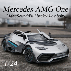 เล่นรถ สังกะหุ่นอัลลอย 1/24 เมอร์เซเดส AMG เด็ก 18 ขวบ รถของเล่นสำหรับเด็กอายุ 3 ปี รวม เบาและเสียงสำหรับสะสมของเล่นดึงถอยหลัง โมเดลสำหรับเด็ก