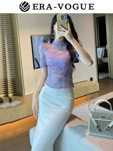 ชูดเซ็ตสำหรับชุดเซ็ต 2 ชิ้น ดิจิทัล ผญ ผู้หญิง เดรสดำ ลูกไม้ เดรสทำงาน เดรสไฮโซ เดรสออกงาน เดรสเซ็กซี่ เดรสฝรั่งเศส ผู้ชาย 20463