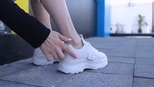 Womens Sneakers Flat Casual White Shoes