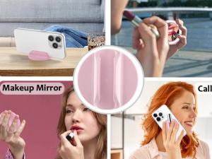 Grippopso Magnetic Cellphone Lipstick Holder Make Up Mirror Lip Blam Phone Stand For IPhone Samsung Universal BracketSmall