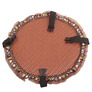 Summer Thickening Mahjong Seat Cushion for Summer Office Seat Cushion Student Bamboo Mat Solid Wood New Chinese Dining Chair Sponge Cool Pad