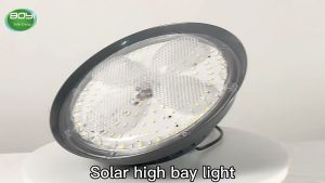 Lampu Solar Light Outdoor Lighting 1000W High Bay Light Auto Charging and Switching Spotlight Solar Lamp 3 Colors Light