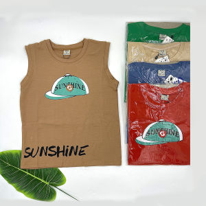 Đồ bộ áo thun trẻ em size lớn từ 20 - 50kg chất vải cotton mẫu mới nhất cho bé trai SUN01