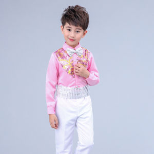New Childrens Performance Outfit Kindergarten Dance Sequin Dress Cute Doll Performance Costume Princess Skirt for Girls