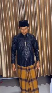 BAJU KOKO EMBOS Sultan KEMKO POLOs LENGAN PANJANG EMBOSS BY ANNUR BUSANA