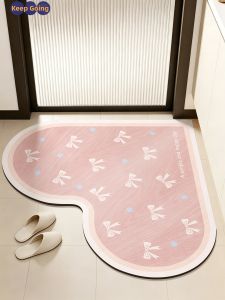 JIAYOUYA | Dopamine Aesthetic Bathroom Mat Anti-Slip Water Absorbent Quick-Dry Shaped