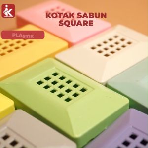 Indokurnia Kotak Sabun Square Pastel