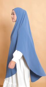 IMAZAN Khimar Crinkle Airflow NonPad Kerudung Panjang Instan Jilbab Syari Jumbo Hayya Series