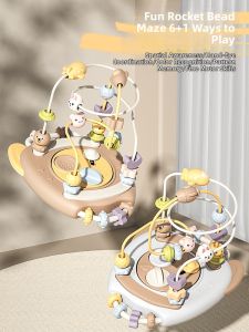 QIMINGXING | Educational Montessori Bead Threading Toys
