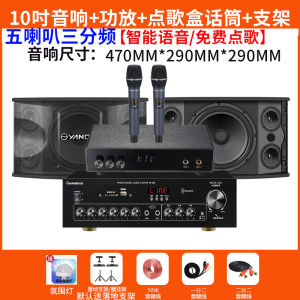 Yangzi Family Karaoke Machine Home KTV Sound System Set Karaoke Song Request Machine Integrated for Karaoke Use