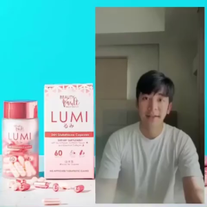 Original LUMI Glutathione and Collagen with Vitamins C and E Food Supplement Day 60 grain