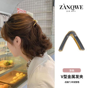 Small Hair Clips for Short Hair Transition Period Back of Head Half up Bangs Original Design Alloy Hair Accessories