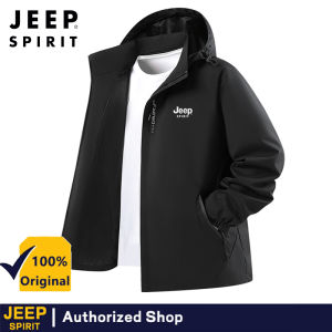 JEEP SPIRIT Spring and Autumn Outdoor Mens Windproof Sports Jacket