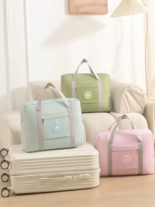 HOVELSHOP Tas Travel Lipat Jumbo Portabel Penyimpanan Pakaian Baju Sepatu Bag Duffel Gym Sport