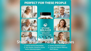 Stone Breaker Chanca Piedra Herbal Capsules Kidney & Gallbladder Support 60 Vegetarian Capsules