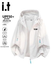 izzue | Lightweight Icy Silk Breathable Sun Protection Clothes for Men Outdoor Leisure UPF50+