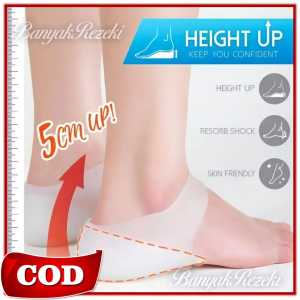 (1 PASANG) Alat Peninggi Kaki di Sepatu & Susu Peninggi Badan