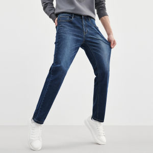 SEPTWOLVES | Quần Jeans Classic Co Dãn Màu Xanh Cho Nam