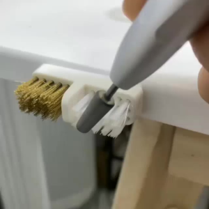 ของมาใหม่!แปรงทำความสะอาดหัวเจียรเล็บ แปรงปัดฝุ่นหัวเจียร ทองเหลือง ทองเหลืองและพลาสติก