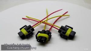 [NC]2Pcs H11 H8 Headlight/Fog Lamp Female Adapter Harness Sockets Car Cable Plug[NC]