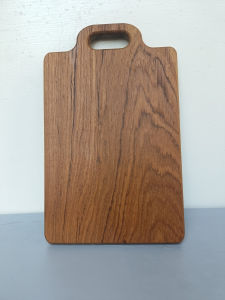 Myanmar Teak Wood Cutting Board Antibacterial Mold Proof Solid Wood Serving Tray Handheld Rectangular Food Grade Kitchen Tool