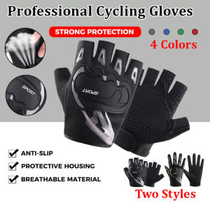 Gloves for Motorcycle Half/Full Finger Motorcycle Gloves Professional Strong Protect Summer Breathable Anti Slip Wear-resistant Gloves Motocross Protective Easy Grip Cycling Fitness Training Shock Absorption Outdoor Riding Fishing for Men and Women