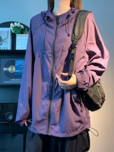 OUMULONG | UV Protection Lightweight Ice Silk Jacket Mens Outdoor