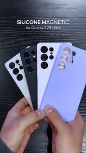 RINGKE® SILICONE MAGNETIC Samsung Galaxy S25 Ultra Liquid Silicone Oil Coating SoftFeel MagSafe Shockproof Protection Ca