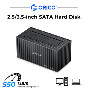 ORICO HDD Docking Station 2.5/3.5 Inch SATA Hard Disk Support USB3.2 Gen2 Protocol With 10Gbps With 12V2A adapter HDD Enclosure