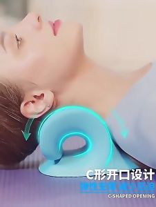 Neck Massage Pillow Portable Gravity Acupressure Shoulder Pain Relief Tool Vertebral Massage Pillow Acupoint 重力指壓按摩枕