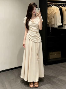 NIUVIES | Elegant French Summer Dress for Petite Women
