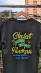 Kaos Pria Abaikan Baju Distro Keren Katun Tc30s Murah Sablon
